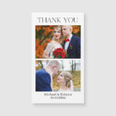 エレガント2モダン感謝してい枚の結婚写真 (正面)