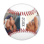 エレガント2枚の写真最高のパパEver Basball 野球ボール (正面)