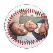 エレガント2枚の写真最高のパパEver Basball 野球ボール (正面左)