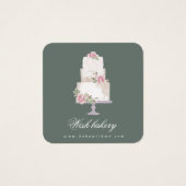 エレガント3層ケーキベーカリーのプロファイルカード (正面)