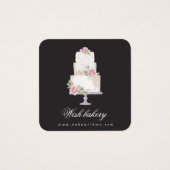 エレガント3層ケーキベーカリーのプロファイルカード (正面)