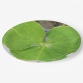 エレガント3枚葉デザイン9インチラウンド ペーパープレート (アングル)