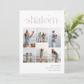 エレガント6フォトコラージシャロムハヌカー シーズンカード (スタンド正面)