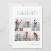 エレガント6フォトコラージシャロムハヌカー シーズンカード (正面)