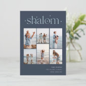 エレガント6フォトコラージシャロムハヌカー シーズンカード (スタンド正面)