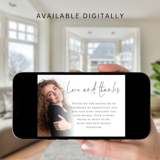 エレガント6枚の写真卒業の愛感謝してい カード