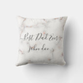 エレガント8-Photoコラージュ家族ラブ装飾用クッション クッション (裏面)