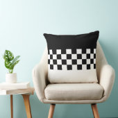 エレガント おしゃれな 黒と白 クッション (椅子)
