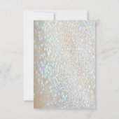 エレガント おしゃれ,きらきら,デイジー テーブル カード (裏面)