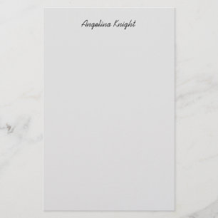 エレガント おしゃれ トレンディ ユニーク 手書き スクリプト 便箋