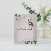 エレガント お礼のポストカード ポストカード (スタンド正面)