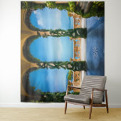 エレガント イタリア アーチ ウェディング フォトブース 背景 タペストリー (インサイチュ)