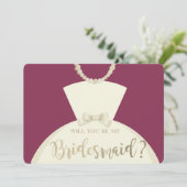 エレガント, ウェディングドレス  ブライズメイド カード (スタンド正面)