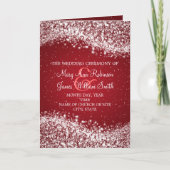 エレガント・ウエディング・プきらめくログラム・ウェーブ・レッド プログラム (正面)
