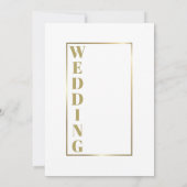 エレガント オレンジ ピンク ローズ フラワーズ ウェディング 招待状 (裏面)