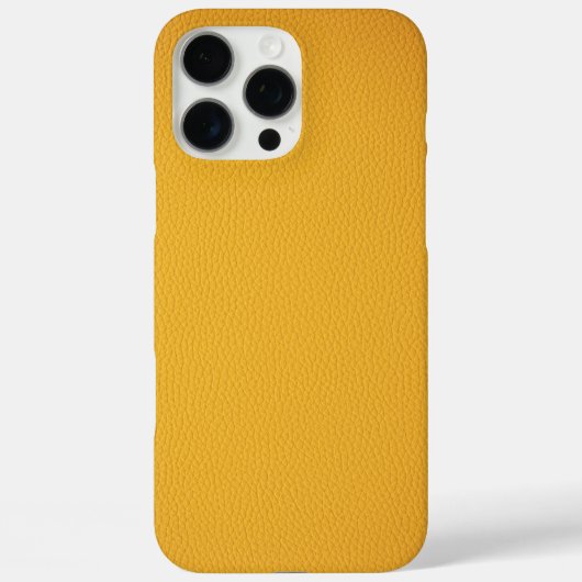 エレガント オレンジ レザー Case-Mate iPhoneケース (裏面)