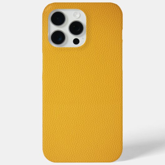エレガント オレンジ レザー Case-Mate iPhoneケース (裏面)