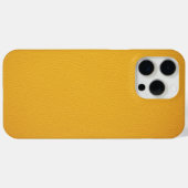 エレガント オレンジ レザー Case-Mate iPhoneケース (裏面 (横))