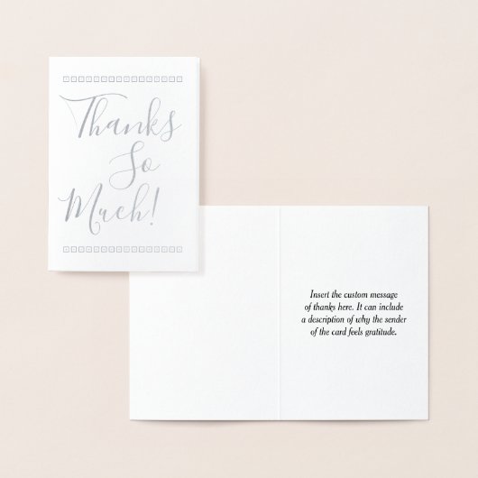 エレガント&カスタマイズは感謝していたくさん! カード (ディスプレー)