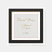 エレガント!カスタムリハーサル スタンダードカクテルナプキン (正面)