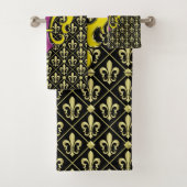 エレガント カラフル フルール ド リス タオル (インサイチュ)