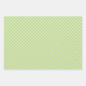 エレガント カラフル ライト レトロ タルタン プリント ラッピングペーパーシート (正面3)