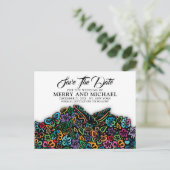 エレガント・カラー・オブ・ライフ・デザイン発表 案内ポストカード (スタンド正面)