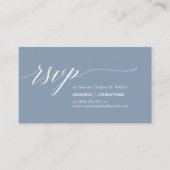 エレガント クラシック ウェディング パーティー 招待 RSVP エンクロージャーカード (正面)