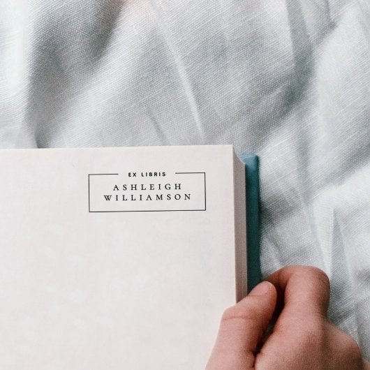 エレガント クラシック エックス ライブリス カスタム ネーム 書籍プレート セルフインキングスタンプ