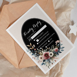 エレガント クラシック フラワールーセット ウェディング 返信 4