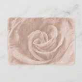 エレガント クラシック フラワー ラスティック ウェディング ディテール 3 エンクロージャーカード (裏面)