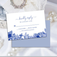 エレガント クラシック ブルー ホワイト シノワズリー チック フローラル