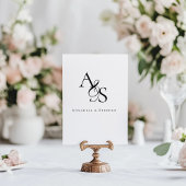 エレガント,クラシック，モノグラム結婚, s ラバースタンプ