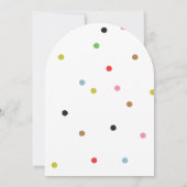 エレガント クラシック merry 写真 クリスマス アーチ カード (裏面)