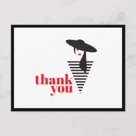エレガント グラムール モード スタイリスト ポシュマーク サンクス ポストカード