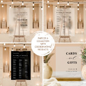 エレガント, ゲストブックにサインを, ブラック, ミニマルサイン ポスター