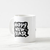 エレガント コーヒーマグカップ (正面左)