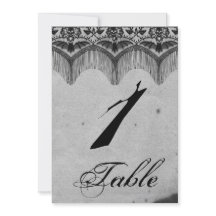 エレガント ゴシックレース ポッシュ ウェディング テーブル ナンバー