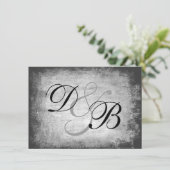 エレガント ゴシック グランジ 招待状 (スタンド正面)