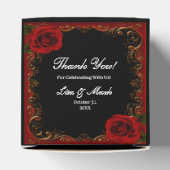 エレガント ゴシック レッド ローズ フェイバーボックス (上部)