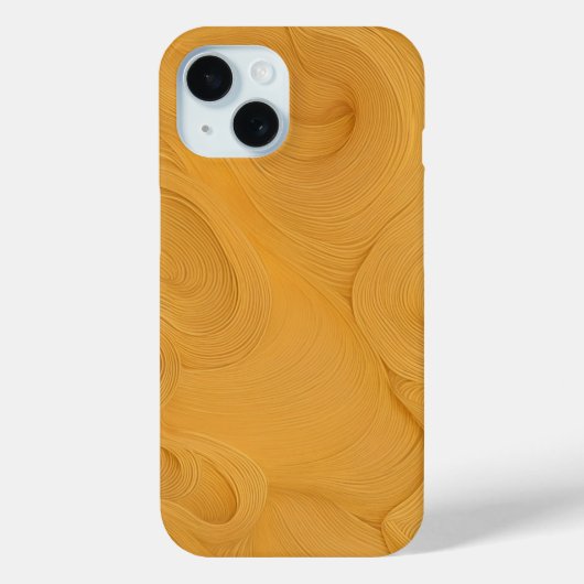 エレガント ゴールデン フローイング ラインズ 抽象的 スマホケース Case-Mate iPhoneケース (裏面)