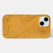 エレガント ゴールデン フローイング ラインズ 抽象的 スマホケース Case-Mate iPhoneケース (裏面 (横))