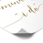 エレガント ゴールドカリグラフィー ドーナツ マインド・イフ・アイ・ドゥ サイン (角)