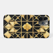 エレガント ゴールド幾何学模様デザイン Case-Mate iPhoneケース (裏面(横))