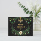 エレガント ゴールド アールデコ シャンデリア クリスマス (スタンド正面)