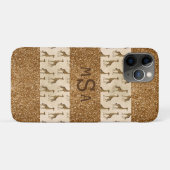 エレガント ゴールド キリン グリッター スパークル 名前 Case-Mate iPhoneケース (裏面(横))