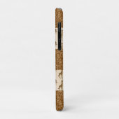 エレガント ゴールド キリン グリッター スパークル 名前 Case-Mate iPhoneケース (裏面/左)