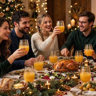 エレガント ゴールド クリスマス スノーフレーク 模様 ステムなしワイングラス