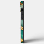 エレガント ゴールド グリーン大理石 Case-Mate iPhoneケース (裏面 / 左)