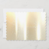 エレガント ゴールド シャイニー  セーブ・ザ・デート (裏面)